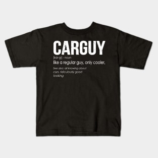 Funny T-shirt Gift Car Guy Definition Kids T-Shirt